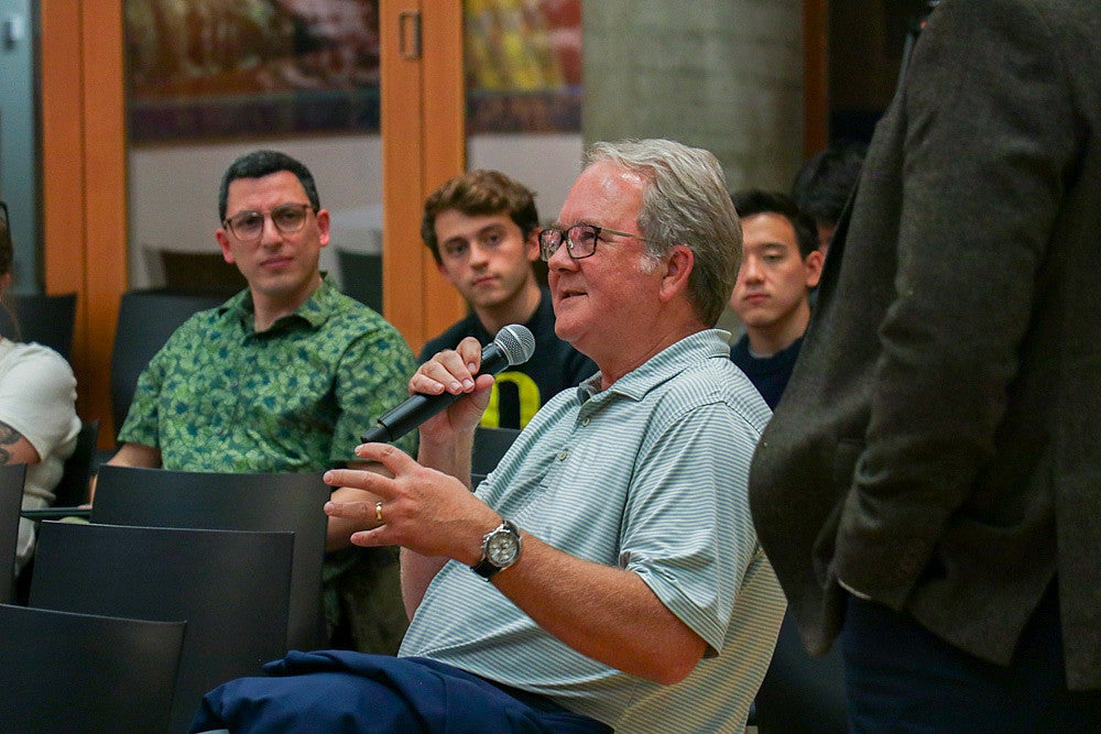 Community member asks question