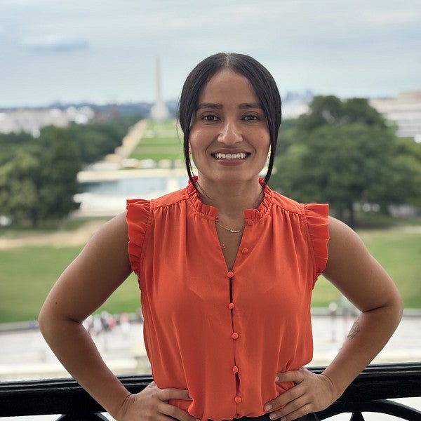 2025 Wayne Morse Law Fellow Monica Parra in DC.