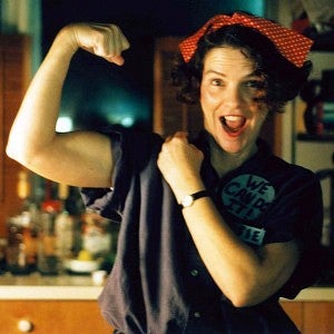 Margaret Hallock as rosie the riveter